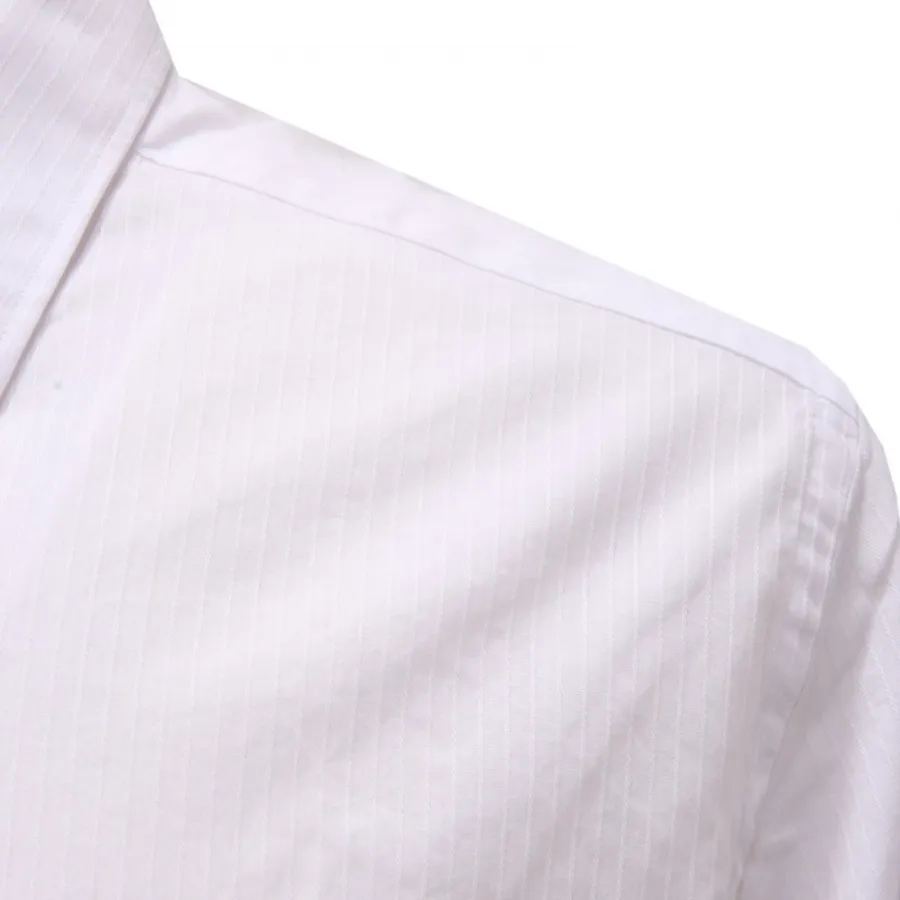 1091AG camicia uomo AT.P.CO ESSENTIAL white stripes cotton shirt man