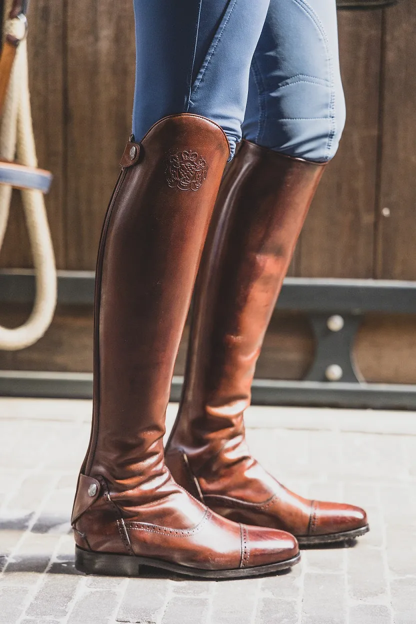 33202Brown standard riding boots [34 - 39]