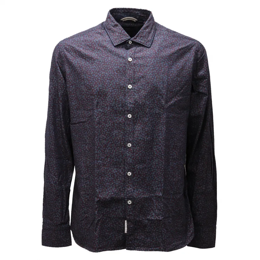 4377AD camicia uomo AT.P.CO multicolor cotton shirt man