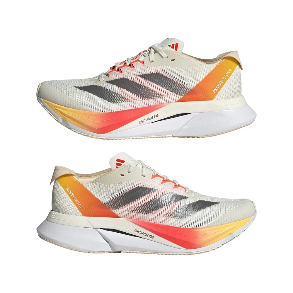 ADIDAS Adizero Boston 12 Ivory Nero - Scarpe Running Donna