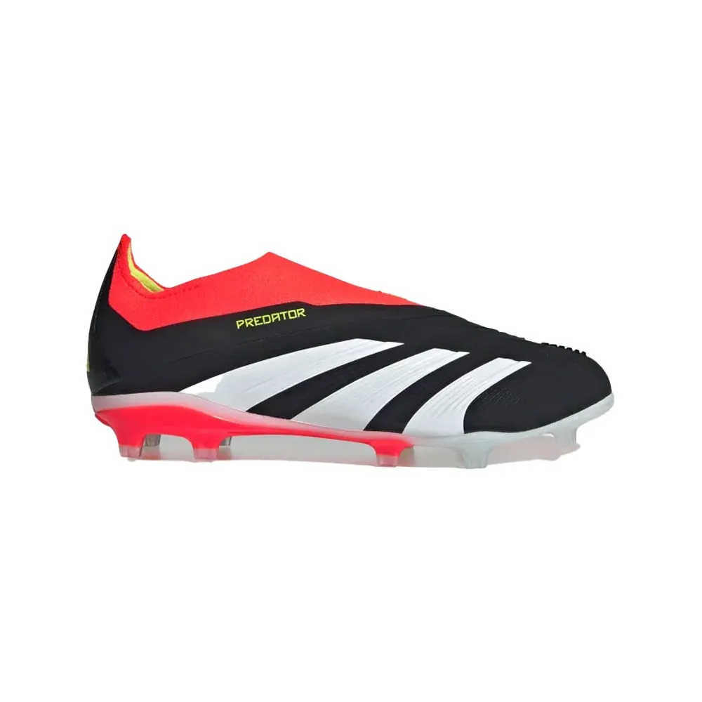 ADIDAS Predator Elite Ll Fg Nero Bianco - Scarpe Da Calcio Bambino