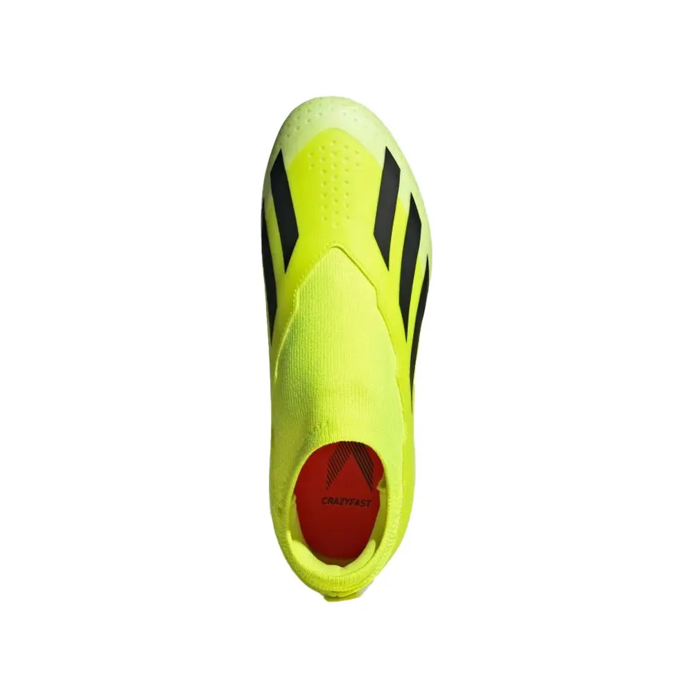 ADIDAS X Crazyfast League Ll Fg Giallo Nero - Scarpe Da Calcio Bambino