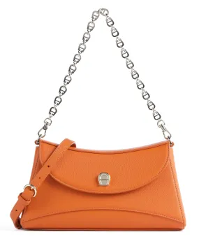  Aigner Alona S Borsa a spalla pelle di vacchetta grana arancio  