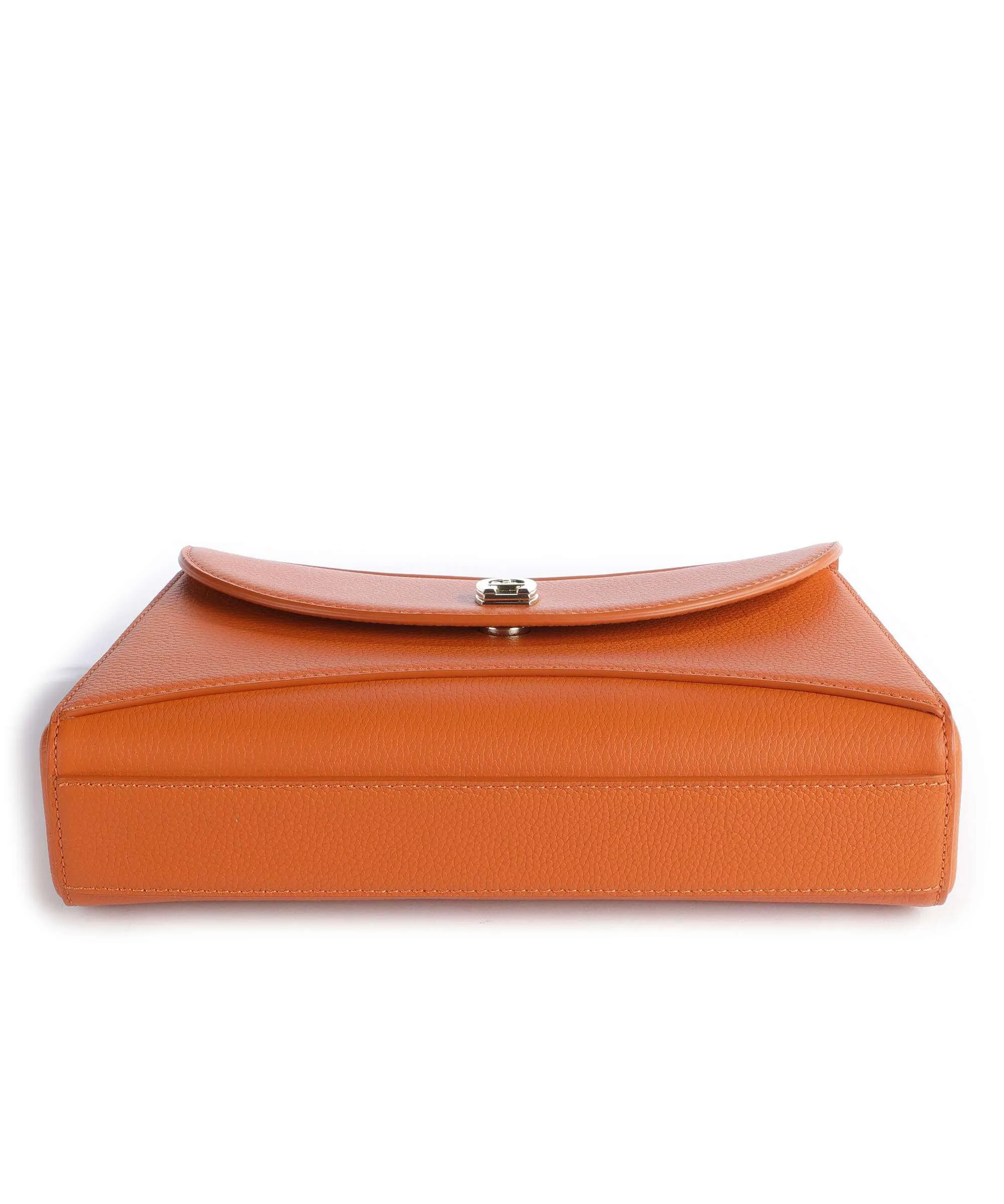  Aigner Alona S Borsa a spalla pelle di vacchetta grana arancio  