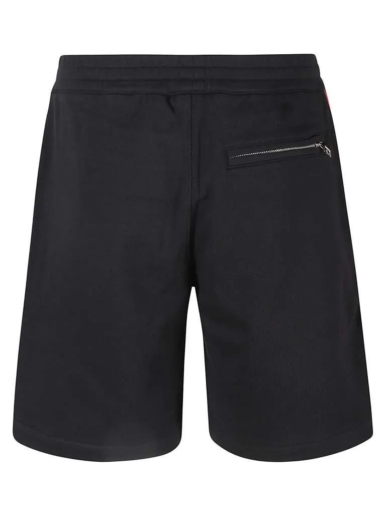 ALEXANDER McQUEENLOGO TAPE DTL SHORTS Black/mix