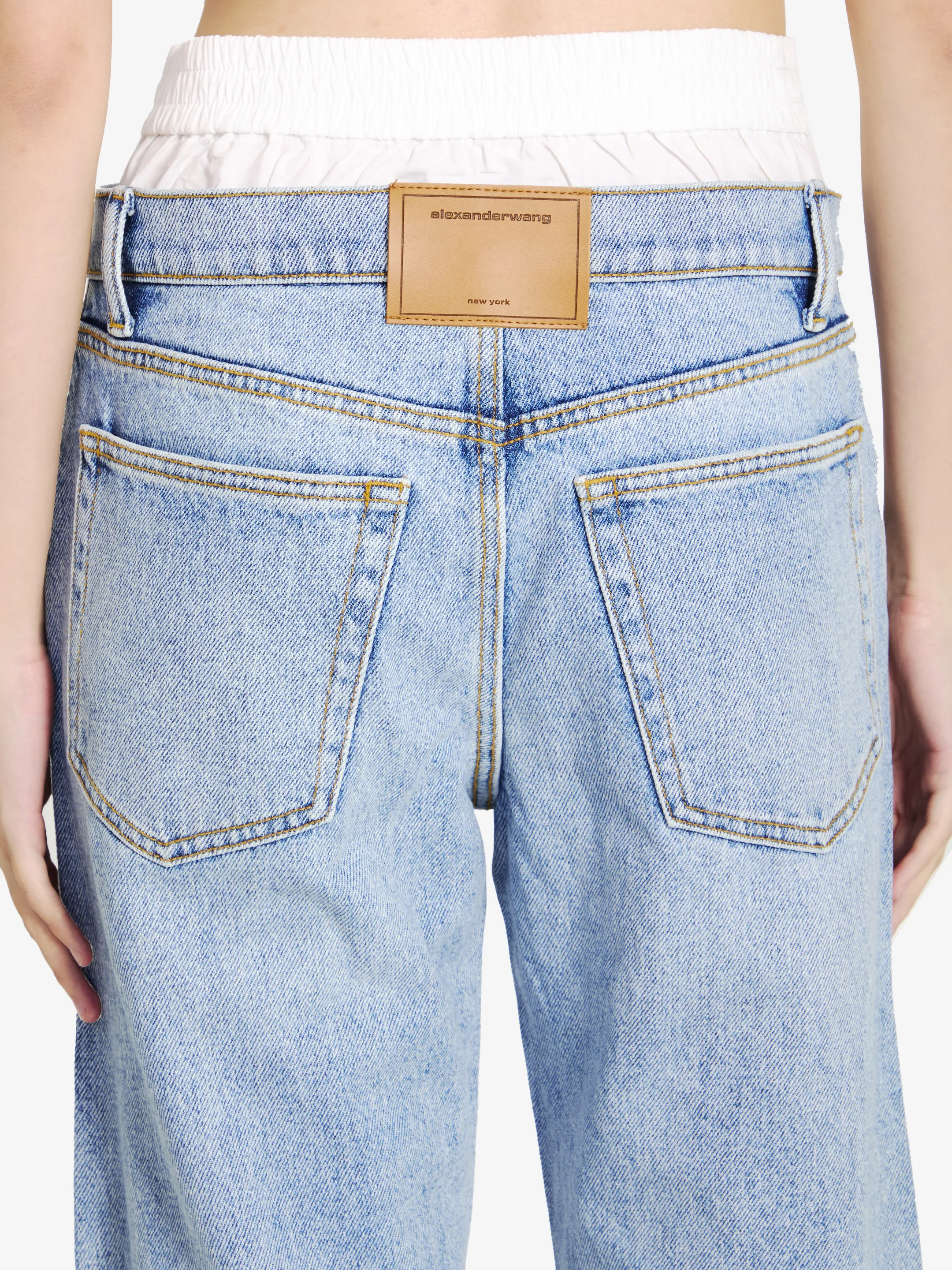 ALEXANDER WANG    Jeans con boxer integrati