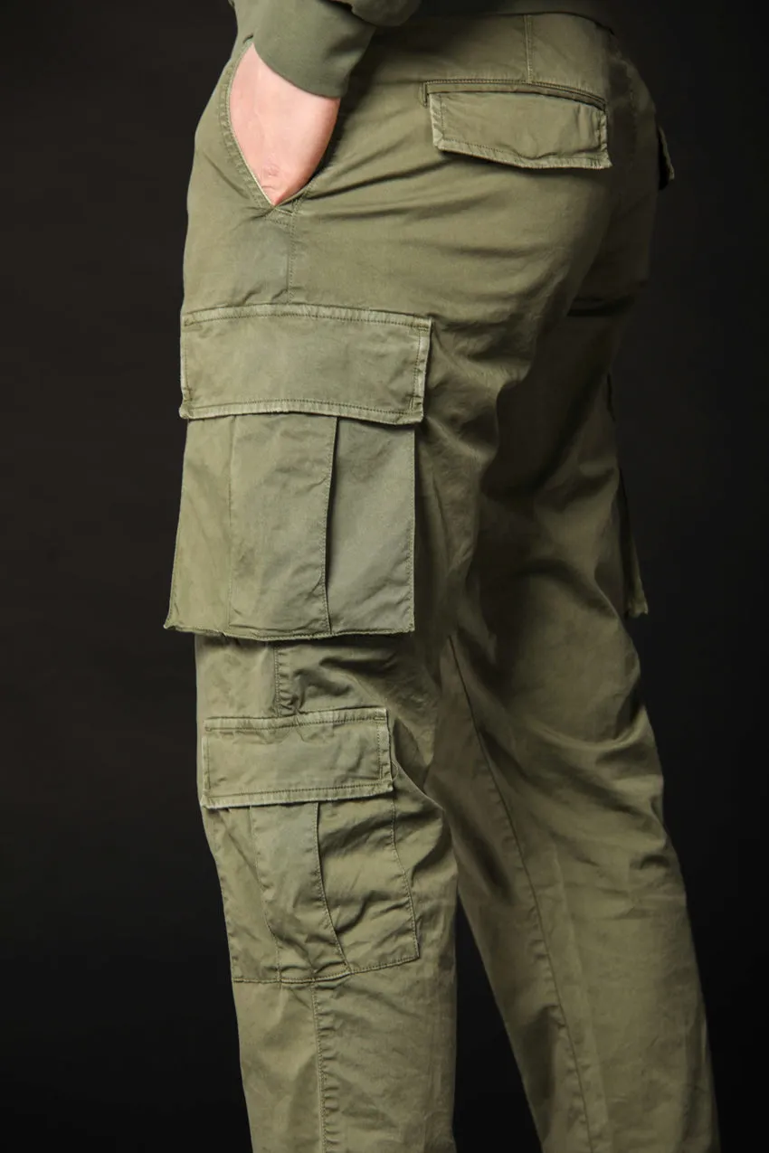 Bahamas pantalon cargo homme en twill de coton stretch limited edition régulier ①