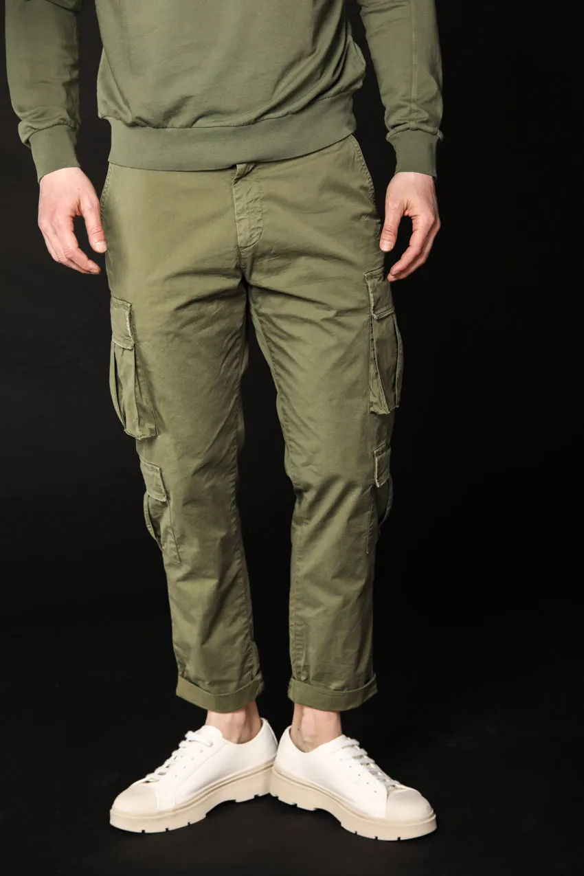 Bahamas pantalon cargo homme en twill de coton stretch limited edition régulier ①