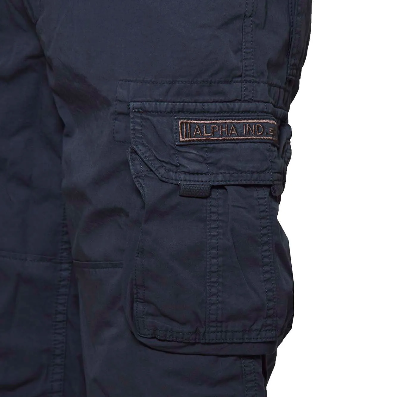 Bermuda Jet cargo in cotone blu Alpha Industries