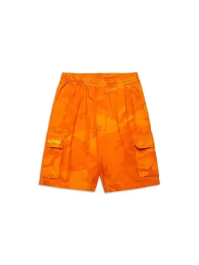 Bermuda Uomo Iuter - Jogger Cargo Camo Shorts - Arancione