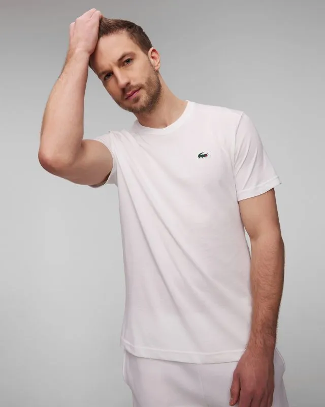 Biały T-shirt męski Lacoste TH7618 th7618-1