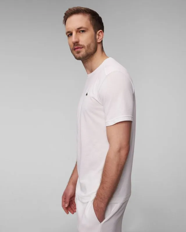 Biały T-shirt męski Lacoste TH7618 th7618-1