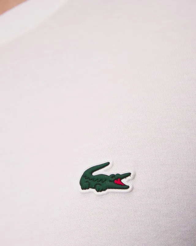 Biały T-shirt męski Lacoste TH7618 th7618-1