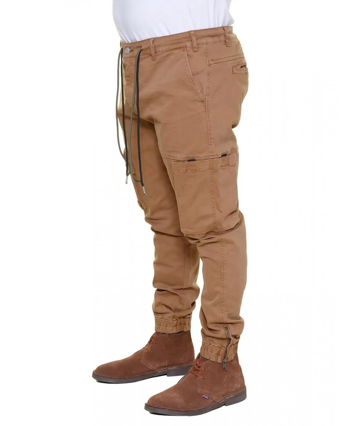 BL38 BY MAXFORT PANTALONE CARGO PER UOMO E RAGAZZO TAGLIE FORTI