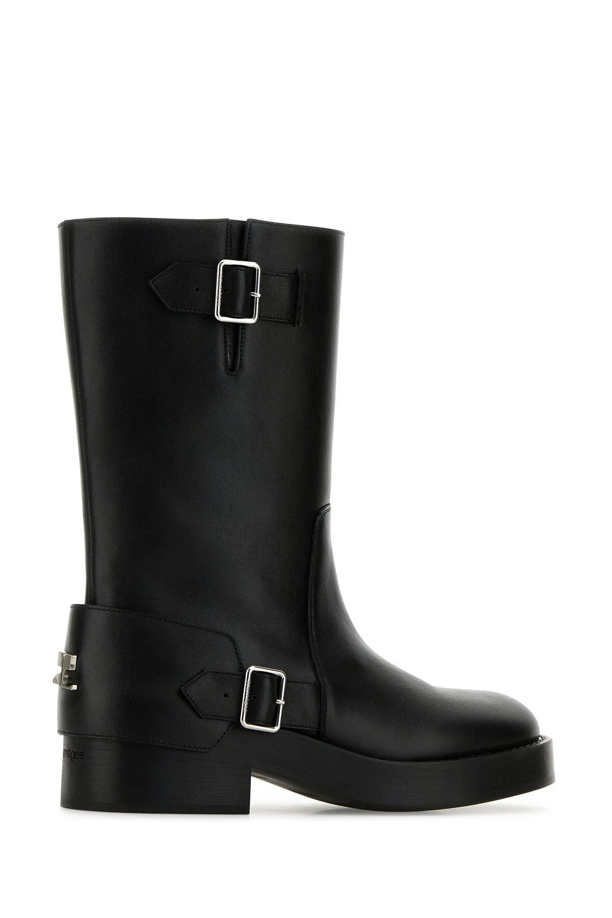 Black leather Americana boots    