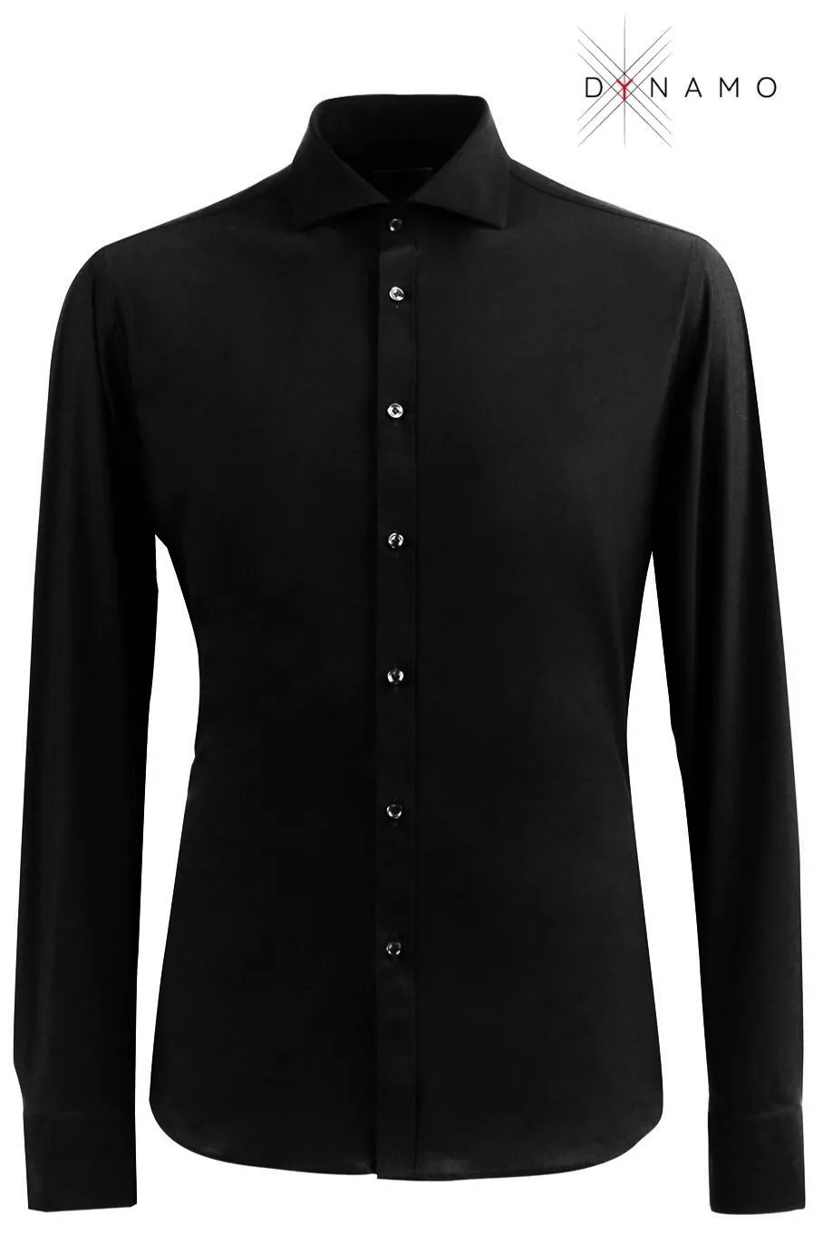 Black shirt ingram dynamo fabric performance slim fit fit