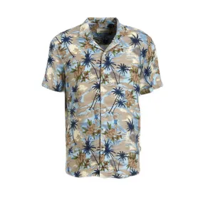 Blend Camicia da uomo manica corta a fantasia Short Sleeved Shirt 20716118 184039 regatta