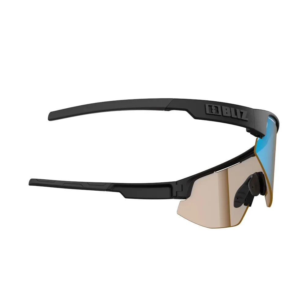 Bliz Occhiali Ciclismo Matrix Nano Optics Nordic Light Nero Coral-Bl Uomo