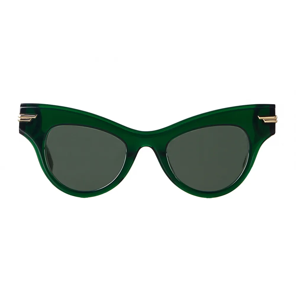 Bottega Veneta - Occhiali da Sole Cat Eye The Original 04 - Verde - Occhiali da Sole - Bottega Veneta Eyewear