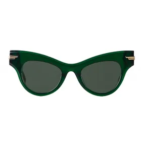 Bottega Veneta - Occhiali da Sole Cat Eye The Original 04 - Verde - Occhiali da Sole - Bottega Veneta Eyewear