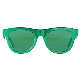 Bottega Veneta - Occhiali da Sole Classici D-Frame in Alluminio - Verde - Occhiali da Sole - Bottega Veneta Eyewear