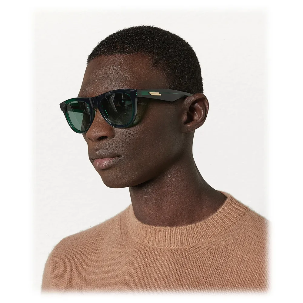 Bottega Veneta - Occhiali da Sole D Classic The Original 01 - Verde - Occhiali da Sole - Bottega Veneta Eyewear