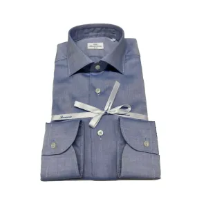 BRANCACCIO camicia uomo oxford celeste SG00B0 GIO’ PT EBN1911 100% cotone