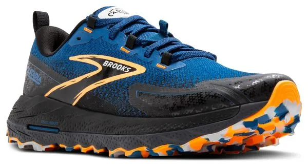 Brooks Cascadia 18 Uomo Scarpe da Trail Blu/Arancione