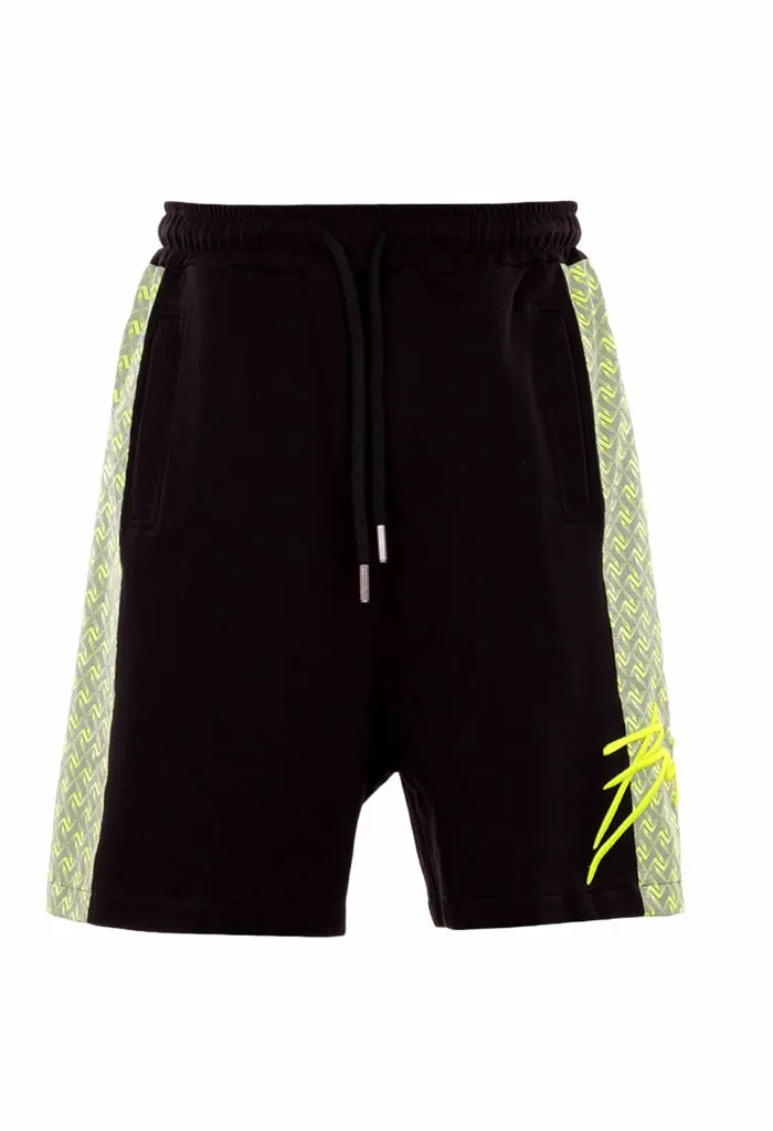 ButNot  ---------    ------------Butnot shorts 3d uomo fluo - nero