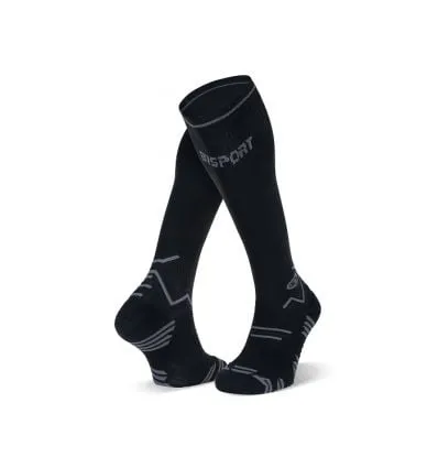 BV sport Calzino a compressione Trail (nero/grigio)