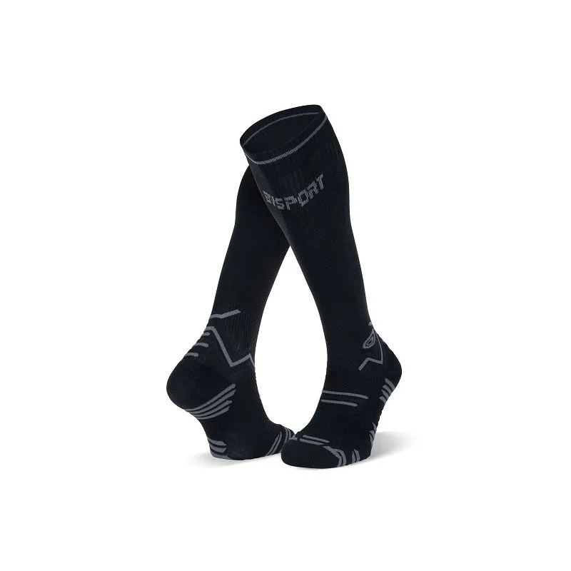 BV sport Calzino a compressione Trail (nero/grigio)