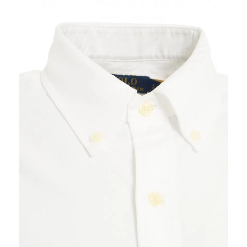 Camicia in oxford bianco