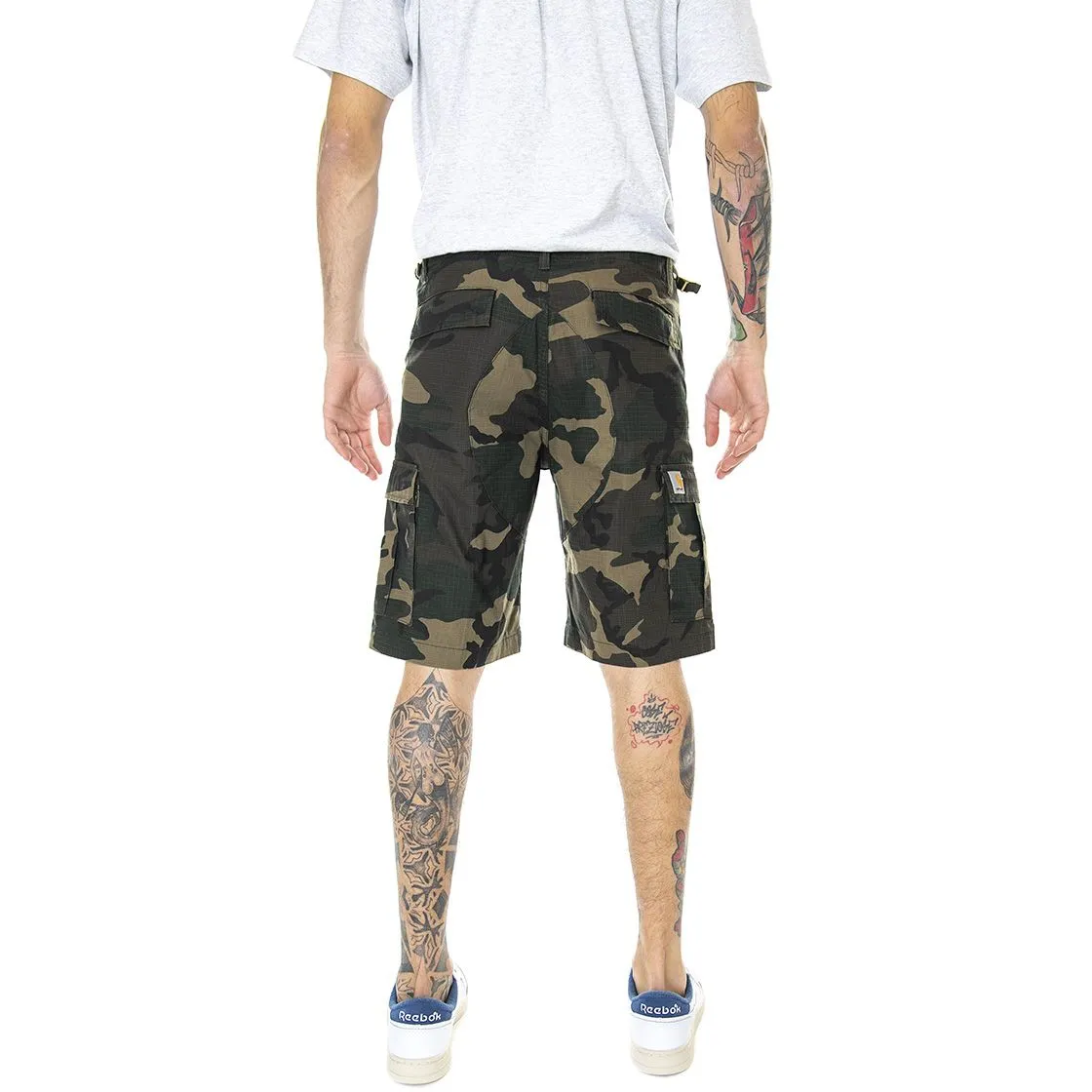 CARHARTT WIP Aviation Short Camo Laurel - Bermuda Uomo Cargo    