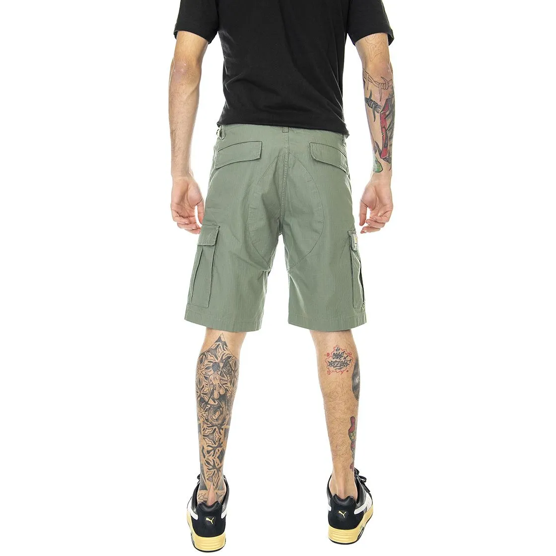 CARHARTT WIP Aviation Short Dollar Green - Bermuda Cargo Uomo Verdi    