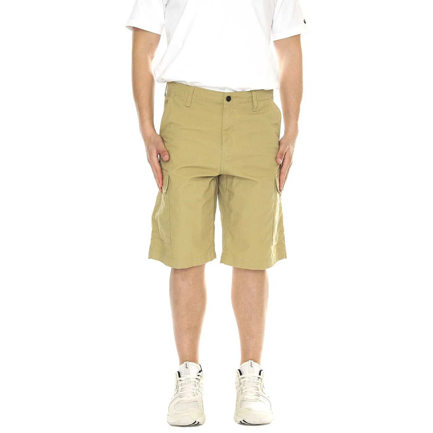 CARHARTT WIP Regular Cargo Short Agate /rinsed - Bermuda Uomo Beige    