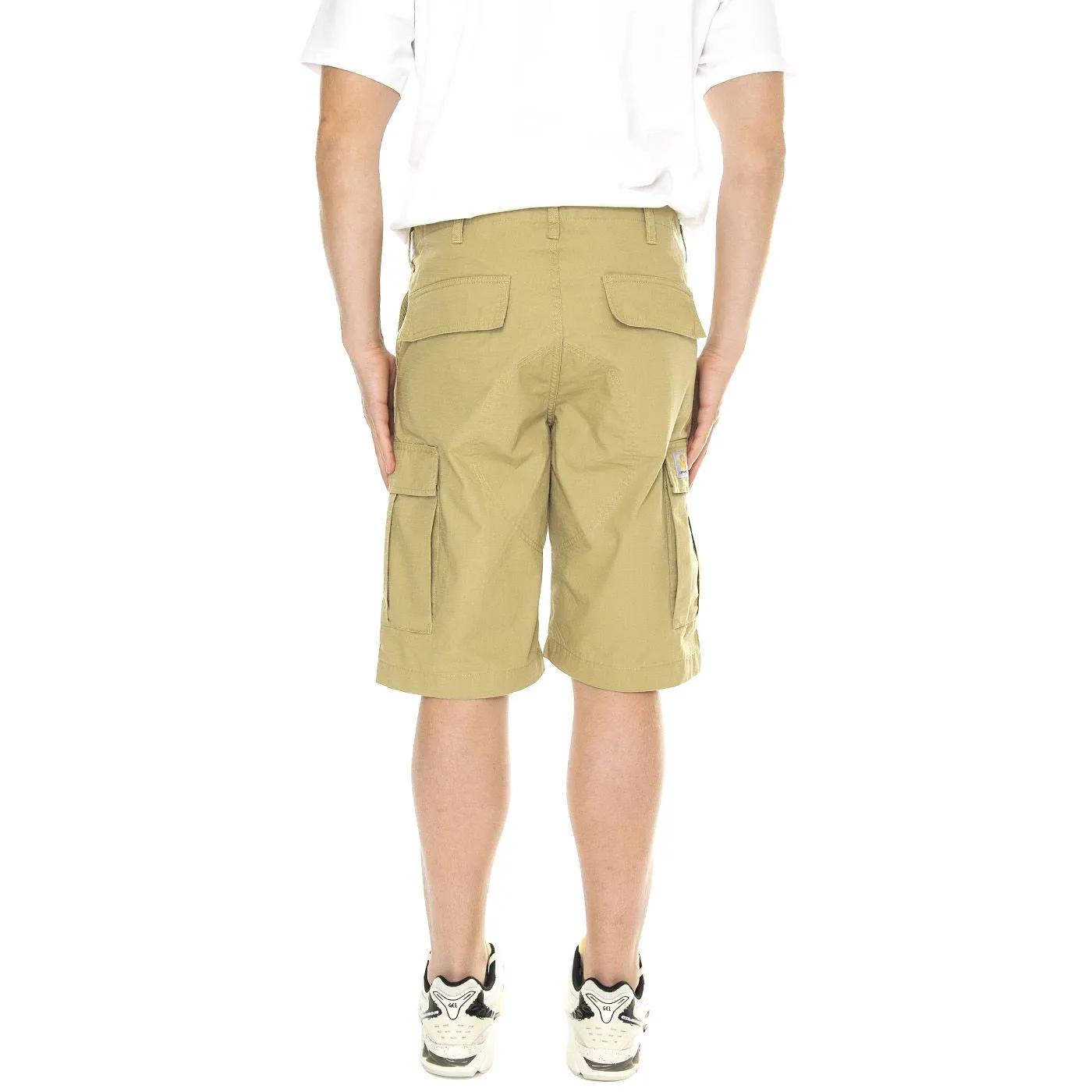 CARHARTT WIP Regular Cargo Short Agate /rinsed - Bermuda Uomo Beige    