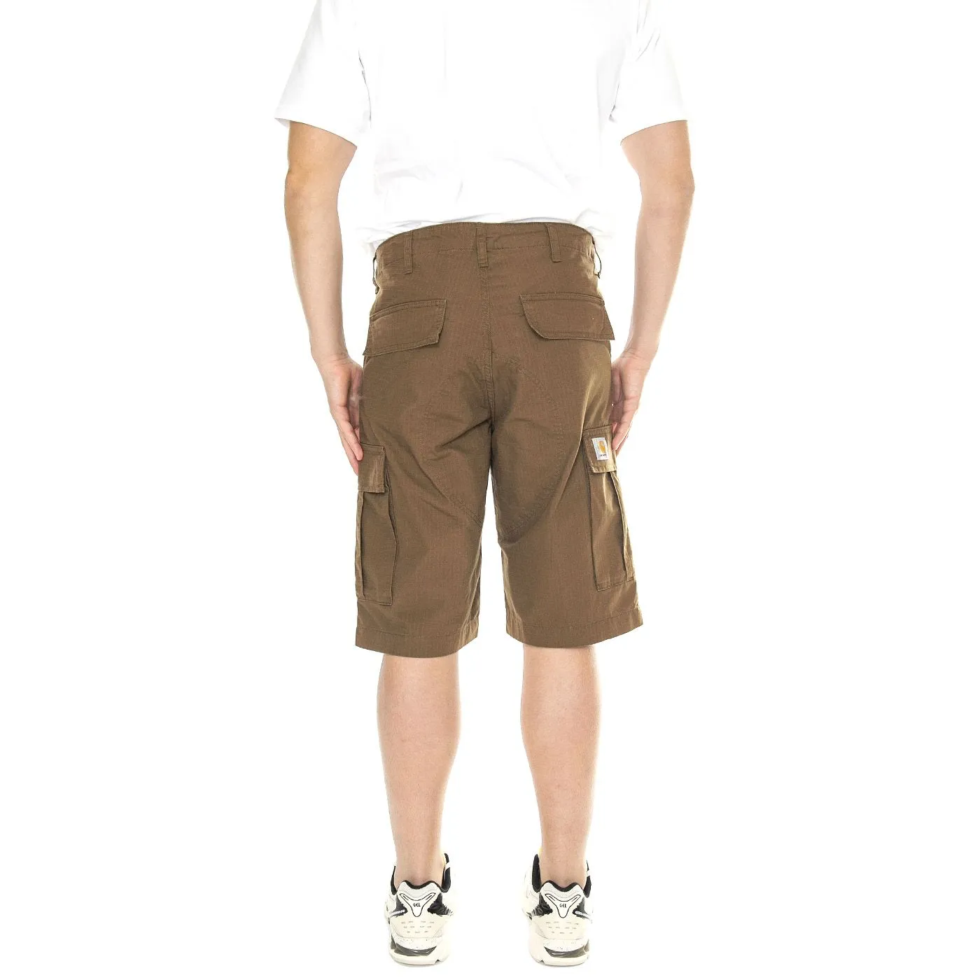 CARHARTT WIP Regular Cargo Short Lumber /rinsed - Bermuda Uomo Marroni    