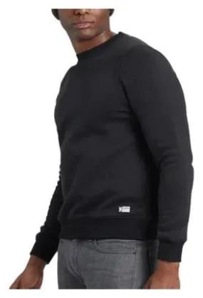 Chrome Issued Fleece Crew Long Sleeve Top Nero