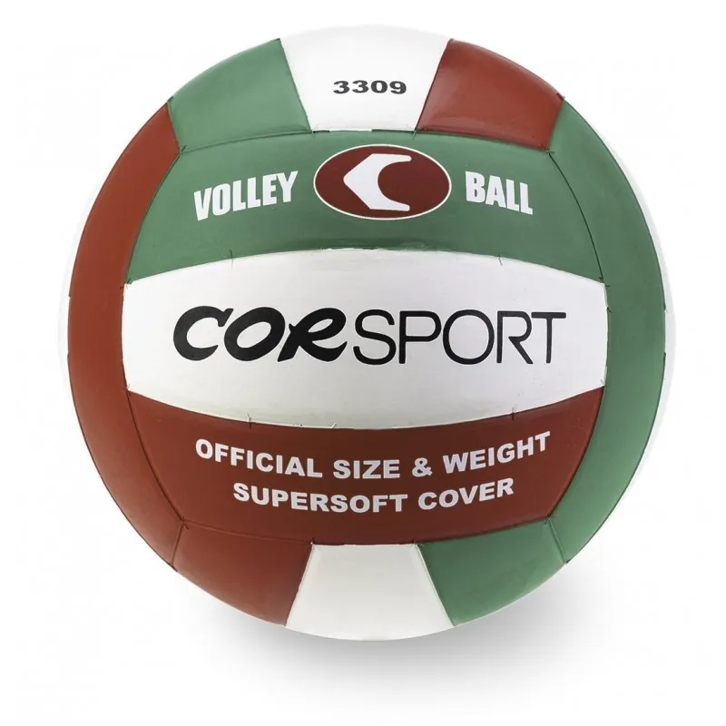 Cor sport pallone volley super soft n°5 col.verde/bianco/rosso