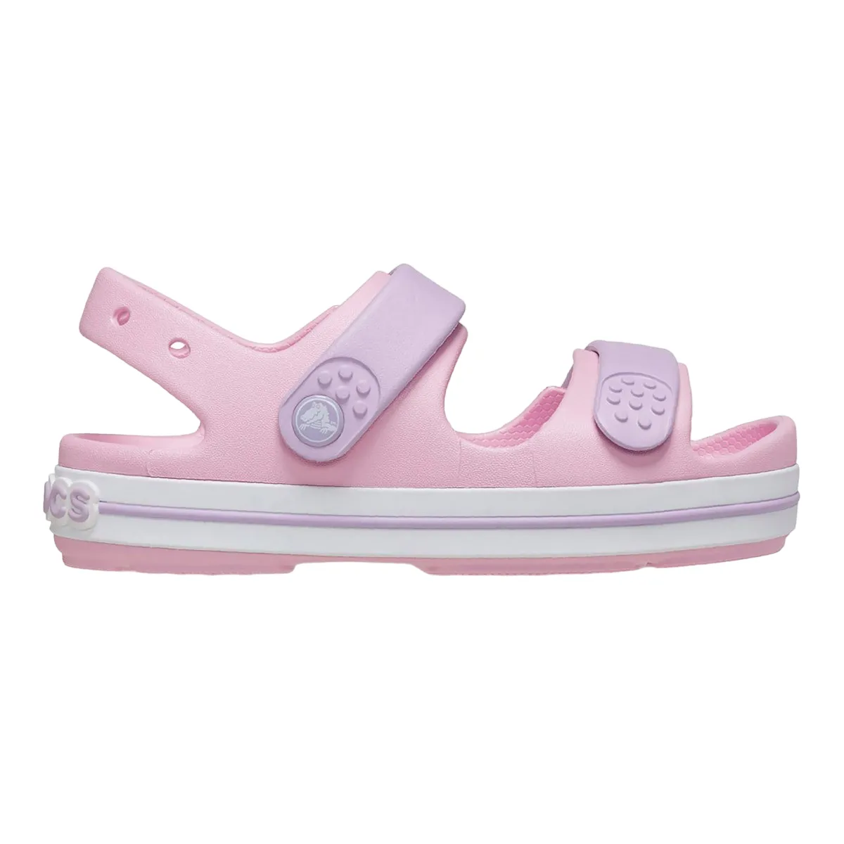 Crocs sandalo da bambina Crocband Cruiser 209423-84I rosa-lavanda