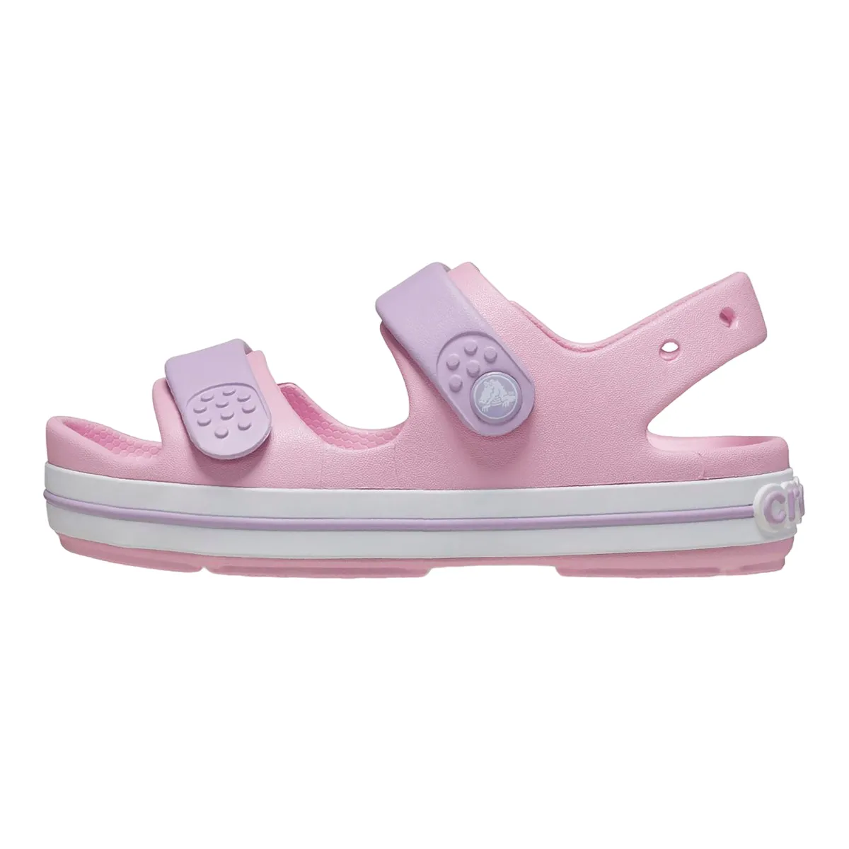 Crocs sandalo da bambina Crocband Cruiser 209423-84I rosa-lavanda