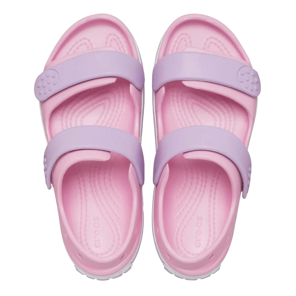 Crocs sandalo da bambina Crocband Cruiser 209423-84I rosa-lavanda