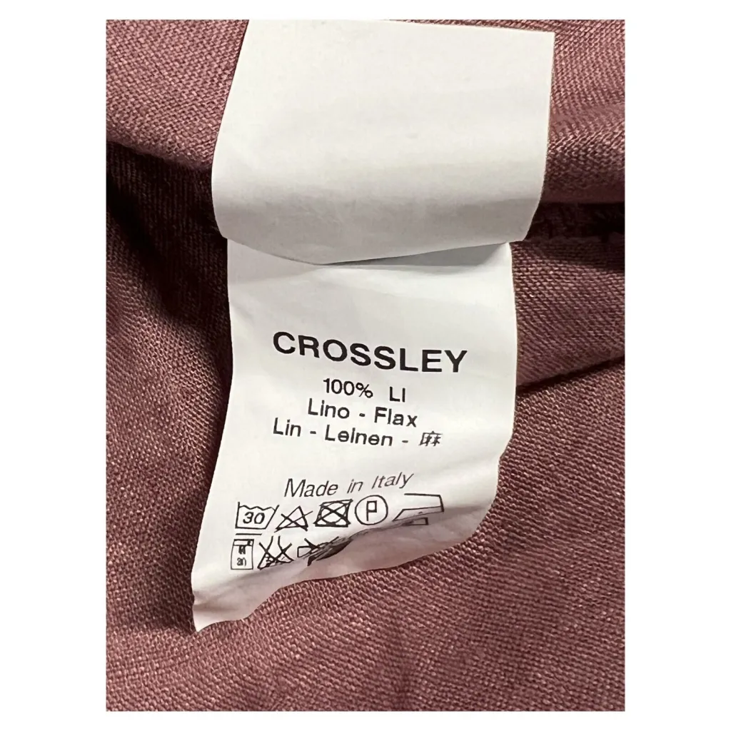 CROSSLEY camicia uomo JIKES 100% lino MADE IN ITALY