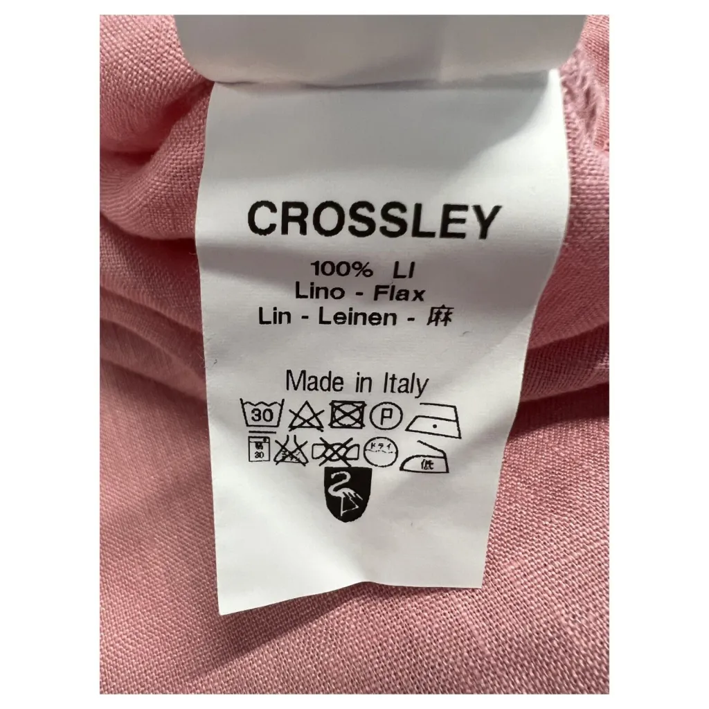 CROSSLEY camicia uomo JOG 100% lino MADE IN ITALY