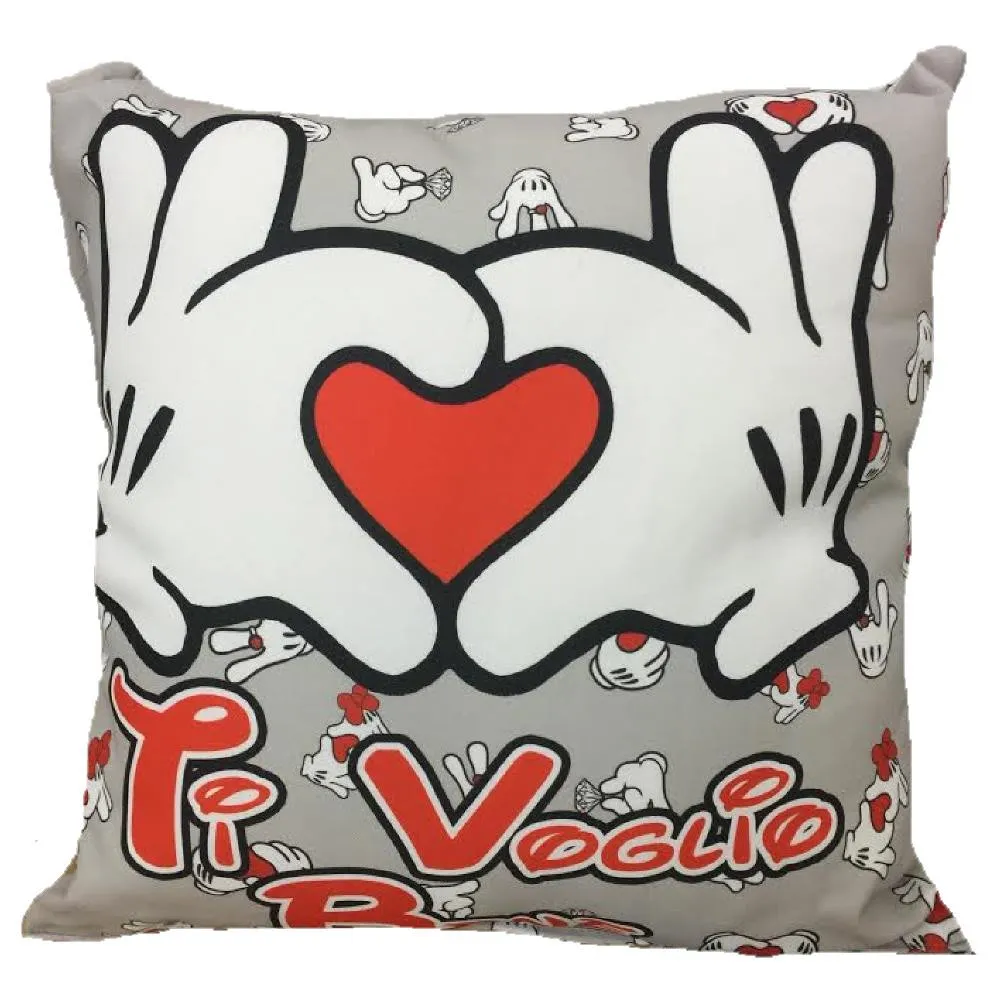 Cuscino cartoon love ti voglio bene regalo per san valentino 35 cm *04956