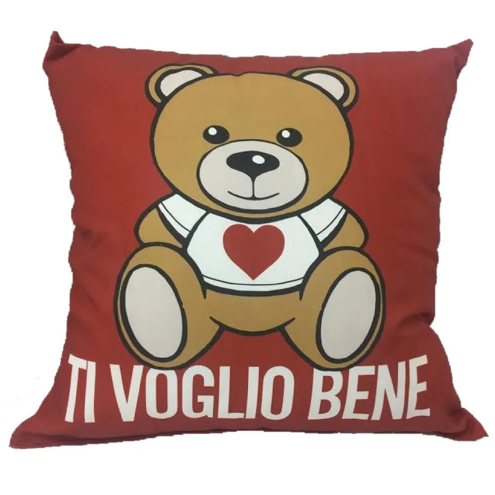 Cuscino Orsetto Teddy Love Ti Voglio Bene San Valentino 45x45 cm PS 04904