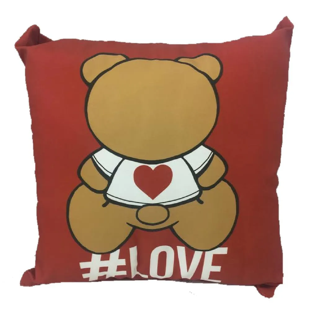 Cuscino Orsetto Teddy Love Ti Voglio Bene San Valentino 45x45 cm PS 04904