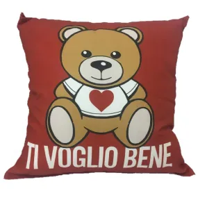 Cuscino Orsetto Teddy Love Ti Voglio Bene San Valentino 45x45 cm PS 04904