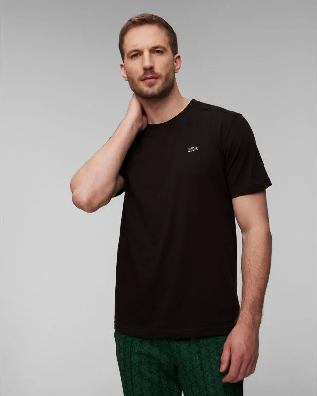 Czarny T-shirt męski Lacoste TH7618 th7618-31