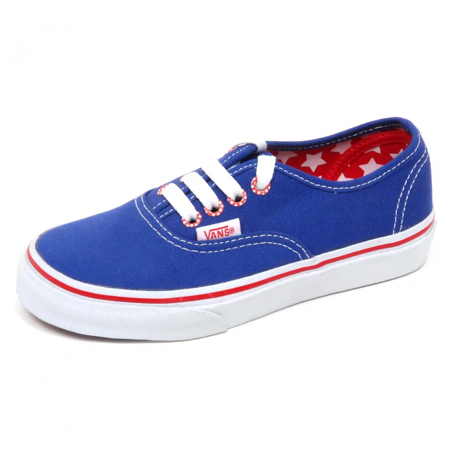 D5250 sneaker bimba bluette VANS scarpe shoe kid